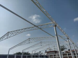 estructura metálica con monten tipo c